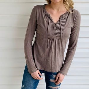 SALE Loft M Tan Top